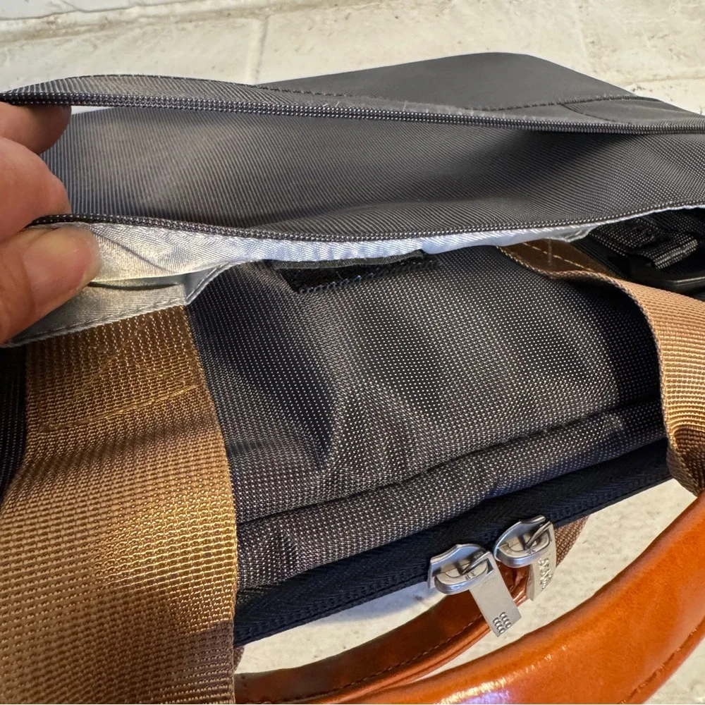 Lacdo 360° Protective Laptop Bag Sleeve Case Gray Brown